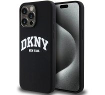 Dkny Etui DKNY Liquid Silicone White Printed Logo MagSafe na iPhone 14 Pro Max - czarne3666339266684