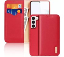 Dux Ducis Hivo case - leather wallet case for Samsung Galaxy S24 red