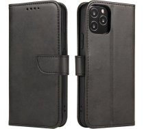 Hurtel Magnet Case elegant case cover case with a flap and stand function Honor Magic 4 Pro black9145576254967