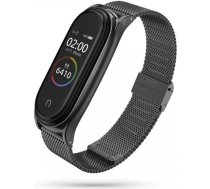 4Kom.pl Pasek MilaneseBand do Xiaomi Mi Smart Band 5/6/6 NFC BlackC-11354X1