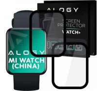 Alogy 2x Alogy Full Glue 3D Flexible Glass for Xiaomi Mi Watch (China Version) Black12417X1