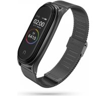 4Kom.pl Milaneseband steel bracelet for Xiaomi Mi Smart Band 7 BlackC-9589046923470