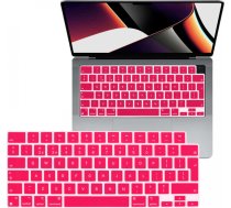 Alogy Silicone Keyboard Cover for Apple Macbook Pro 14/16 M1 2021 Pink13917X7