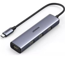 Ugreen HUB USB Type C - 4x USB 3.2 Gen 1 silver (CM473 20841)20841-UGREEN