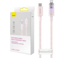 Baseus Fast Charging cable Baseus USB-C to Lightning  Explorer Series 1m, 20W (pink)CATS010204