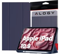 Alogy Case for Apple iPad 10gen. 10.9" 2022 tablet case Alogy Smart Case Pencil Holder Navy Blue