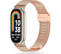 4Kom.pl Milaneseband steel bracelet strap for Xiaomi Smart Band 8/ 8 NFC Rose GoldC-9490713935163