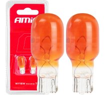 Amio Halogen bulbs T15 WY16W W2.1x9.5d 12V 2 pcs02550