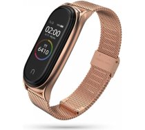 4Kom.pl Milaneseband steel bracelet for Xiaomi Mi Smart Band 7 Rose GoldC-9589046923463