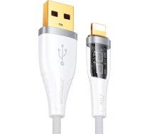 Joyroom fast charging cable with smart switch USB-A - Lightning 2.4A 1.2m white (S-UL012A3)S-UL012A3-WHITE