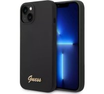 Guess Etui Guess GUHCP14MSLSMK do Apple iPhone 14 Plus 6,7" czarny/black hard case Silicone Vintage Gold LogoGUE002275-0