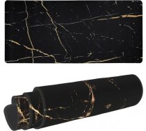 Alogy Desk pad for mouse keyboard Anti-slip gaming protective mat XXL 90x40 Alogy Marble black