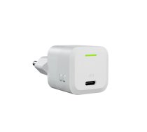 Ātrais lādētājs GaN, 33W, PD 3.0, 1 x USB-C, Green Cell Ultra Charge CHARGC06W, balts