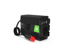 Strāva invertors, pārveidotājs, 12V, 230V 150W/300W, Modified sine wave, Green Cell INV06