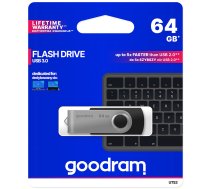 USB atmiņas karte 64GB, USB 3.2 Gen 1, UTS3, Goodram Pendrive, melna, 5908267920848