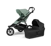 Thule Urban Glide 3 universālie ratiņi 2in1 Mist Green on Black