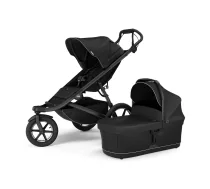 Thule Urban Glide 3 universālie ratiņi 2in1 Black on Black