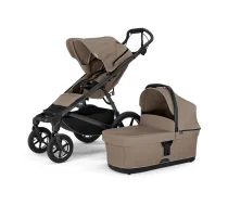 Thule Urban Glide 4-wheel universālie ratiņi 2in1 Tinted Taupe on Black