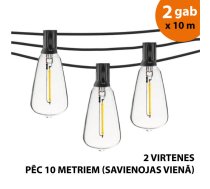 65,00 Eur Āra virtene (LED lampiņas) 20 m Retro