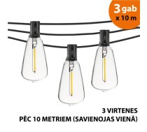 97,50 Eur Āra virtene (LED lampiņas) 30 m Retro