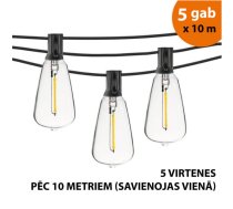 162,50 Eur Āra virtene (LED lampiņas) 50 m Retro