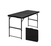 49,00 Eur Saliekams galds 120 cm Melns