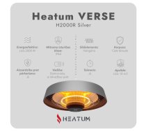 129,00 Eur Infrasarkanais sildītājs Heatum H2000R VERSE SILVER