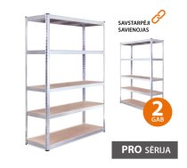106,48 Eur Noliktavas plaukts 180x90x45 PRO (2 gab.)
