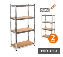 82,88 Eur Noliktavas plaukts 150x75x40 PRO (2 gab.)