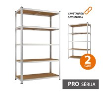 80,56 Eur Noliktavas plaukts 180x90x40 PRO (2 gab.)