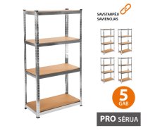 207,20 Eur Noliktavas plaukts 150x75x40 PRO (5 gab.)