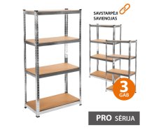 124,32 Eur Noliktavas plaukts 150x75x40 PRO (3 gab.)