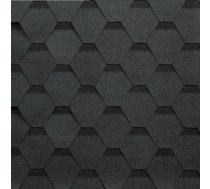 MIDA BITUMENA ŠINDEĻI HEXAGONAL PELĒKS, 3M2 ПОКРЫТИЯ ДЛЯ КРЫШИ ● БИТУМНАЯ ЧЕРЕПИЦА MIDA стройматериалы строительный сенукай депо курши