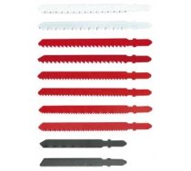 VERTO Jig zāģa asmeni, 10 gab komplekts (Bosch tips)