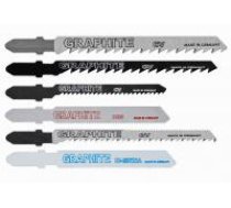GRAPHITE Jig zāģa asmeni 6 gab komplekts BOSCH