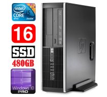 HP 8100 Elite SFF i5-650 16GB 480SSD DVD WIN10Pro