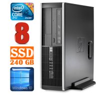 HP 8100 Elite SFF i5-650 8GB 240SSD DVD WIN10