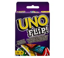 Mattel Games UNO FLIP! Card Game with Color Blind Accessible Deck for Kids, Adults & Family Night