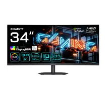 GIGABYTE MO34WQC36 34" WQHD Curved Gaming Monitor