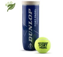 Dunlop FORT PADEL FIP Padel tenisa bumbas, 3 gab.