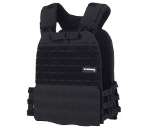 THORN+FIT TAKTISKĀ SVARA VESTE 20 LB / 9.3 KG - MELNA