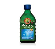 MOLLERS zivju eļļa ar augļu garšu 250 ml