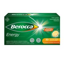 BEROCCA Energy putojošās tabletes N30