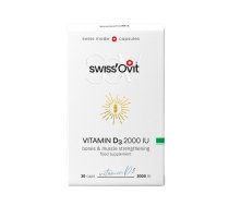 SWISS OVIT Vitamin D3 2000SV kapsulas N30