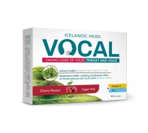 VOCAL ar ķiršu garšu sūkājamās pastilas N24