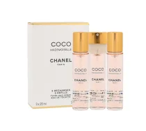 Chanel Coco Mademoiselle 3 x tualetes ūdens sievietēm 60 ml uzpilde