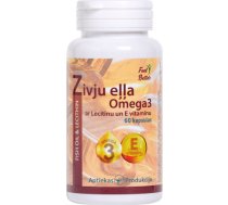 Zivju eļļa Omega-3 ar Lecitīnu un E vitamīnu, N60