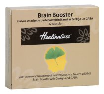 Healinature® Brain Booster Galvas smadzeņu darbības veicināšanai ar Ginkgo un GABA, N32