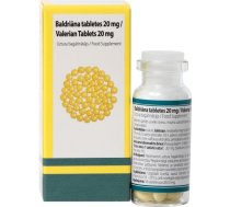 Baldriāna tabletes 20mg, N50