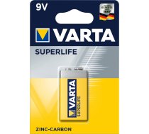 Battery zinc-carbon VARTA Superlife 9V 6F22 (Zn-C; x 1)